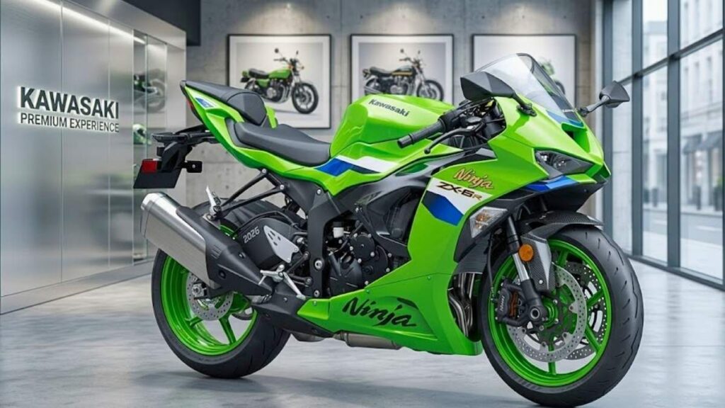 Kawasaki ZX-6R 2026 Diseño robusto y rendimiento confiable
