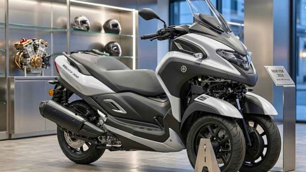 Yamaha Tricity 300 2026 Diseño aerodinámico con innovación japonesa