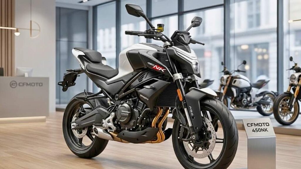CFMoto 450NK 2026 Diseño aerodinámico con innovación asiática